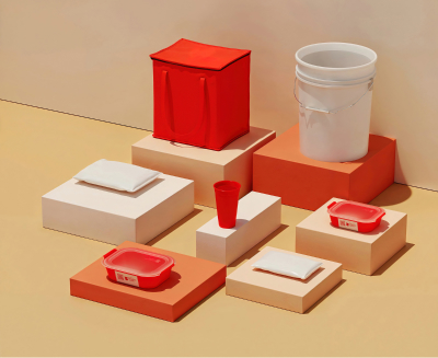An image of reusable packaging products